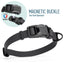 Biothane Waterproof Dog Collar with Magnetic Quick Release Buckle W 3 4" x L 12-19" Black Dog Collars Dogline