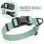 Biothane Waterproof Dog Collar with Magnetic Quick Release Buckle W 1" x L 15-25" Sage Green Dog Collars Dogline