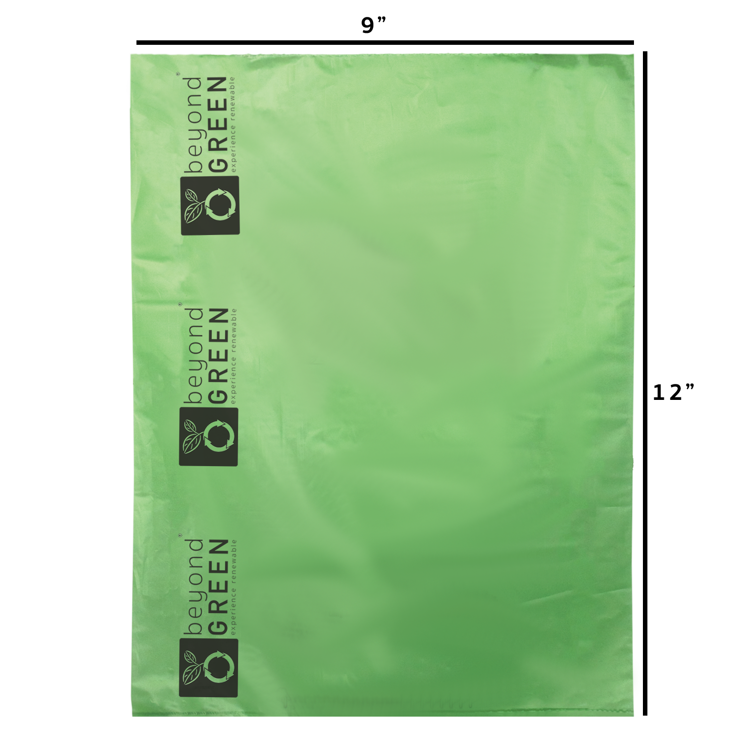 beyondGREEN Dog Waste Bags – Folded Rolls – Made in USA, Leak-Resistant, Extra-Strong Dog Waste Bags beyondGREEN biotech™