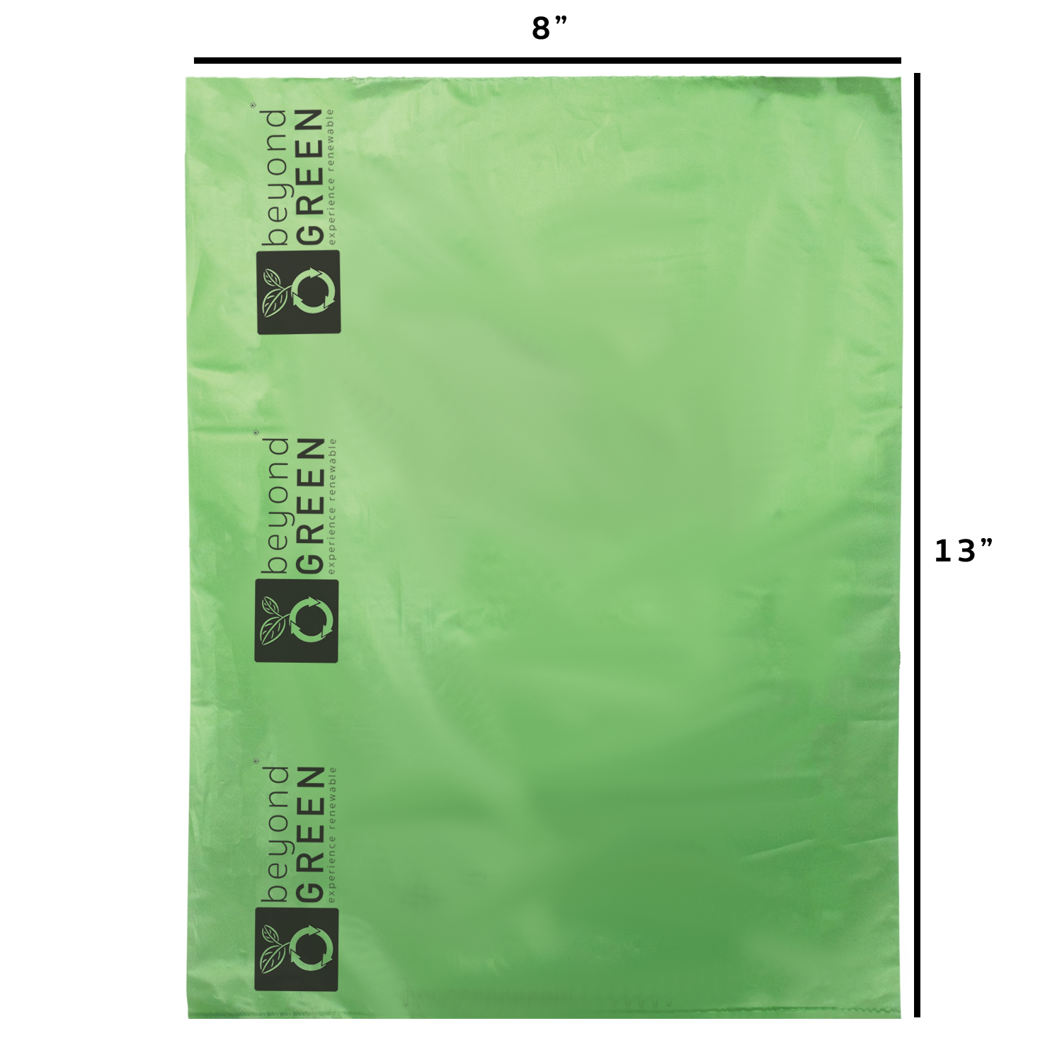 beyondGREEN Dog Waste Bags – Grab & Go Bulk Pack – 200 Bags on Roll with Core - Made in USA, Leak-Resistant, Folded Rolls Dog Waste Bags beyondGREEN biotech™