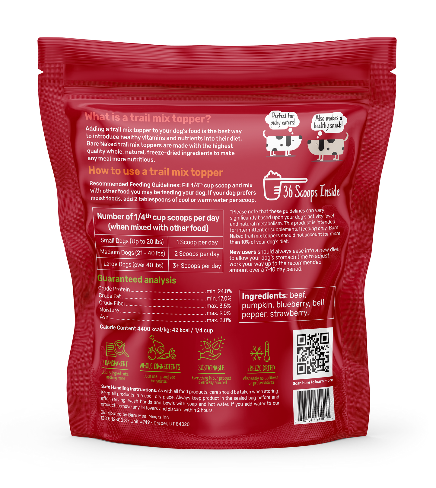 Beef Mix - 12oz Bare Naked Pet Co.