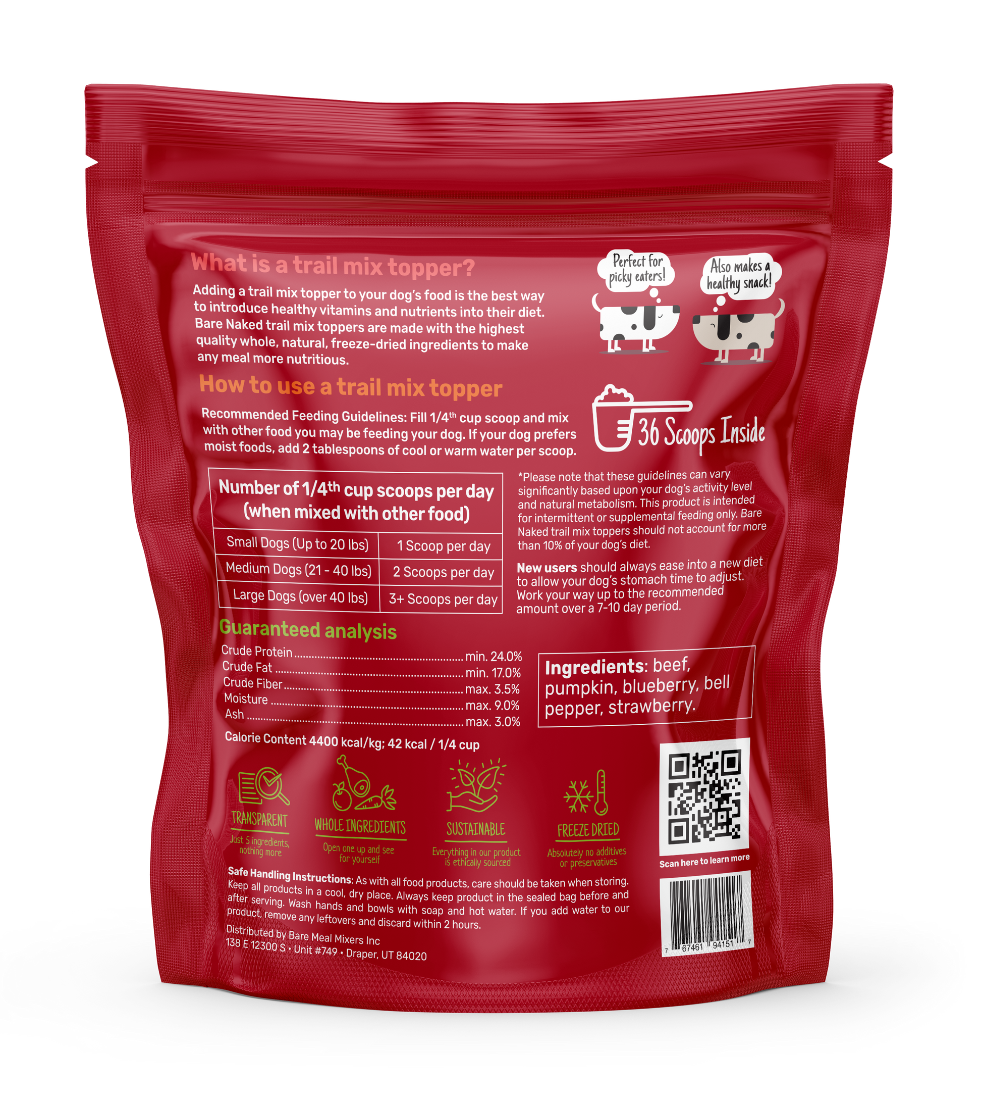Beef Mix - 12oz Bare Naked Pet Co.