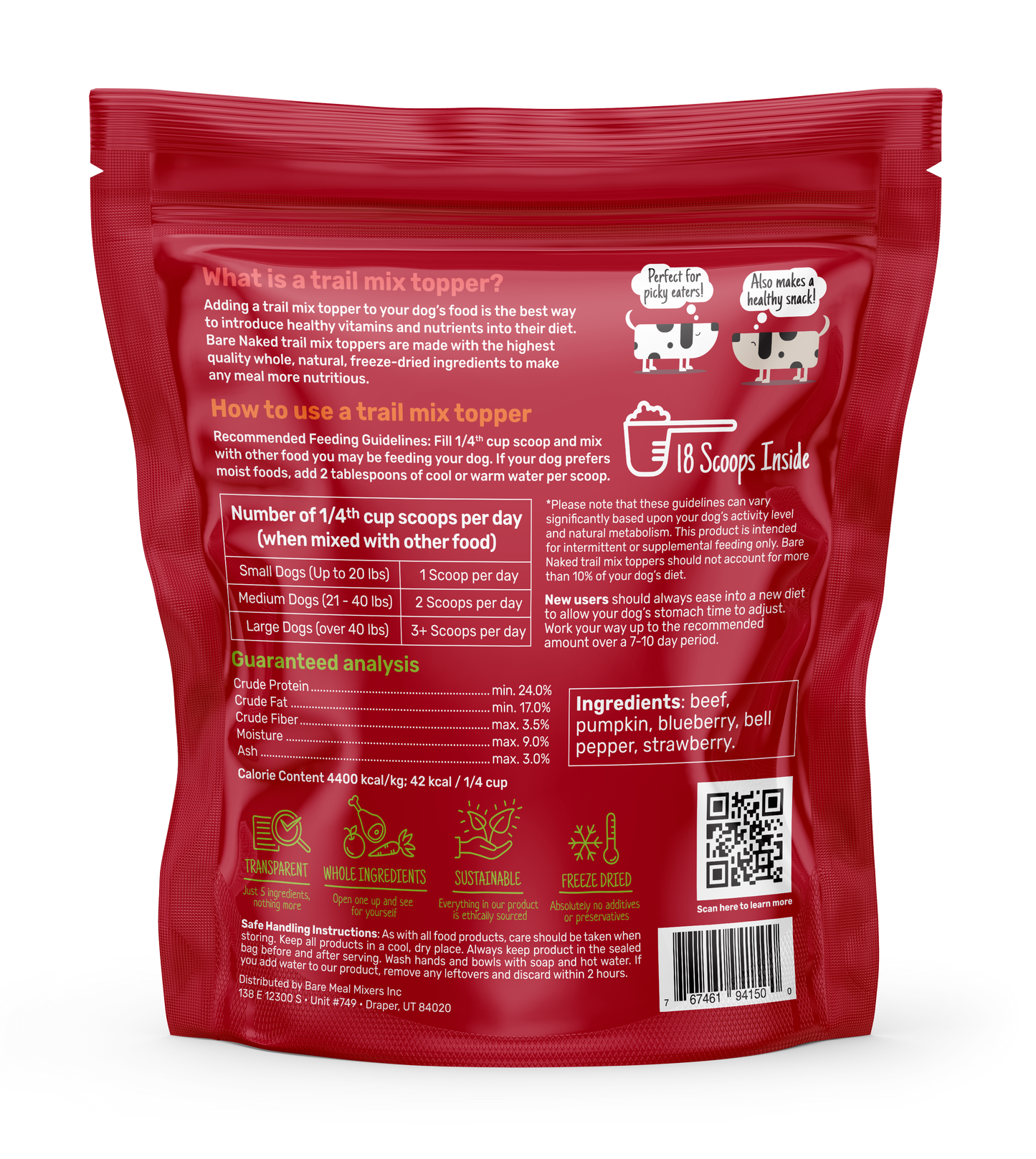 Beef Mix - 6oz Bare Naked Pet Co.