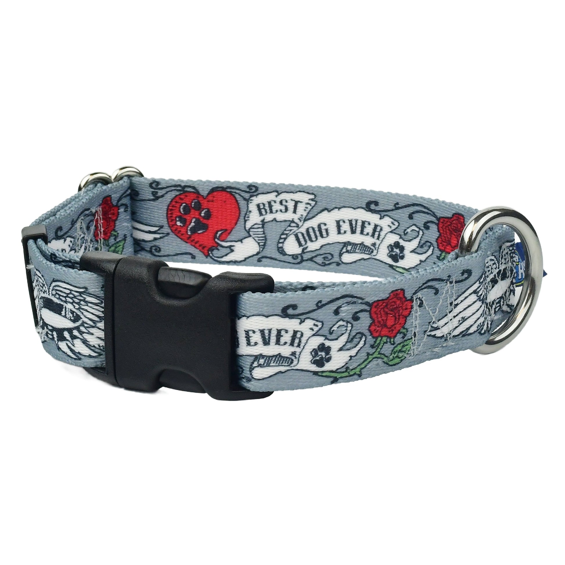 Best Dog Ever Dog Collar – EarthStyle (1" Only) Dog Collar 2 Hounds Design