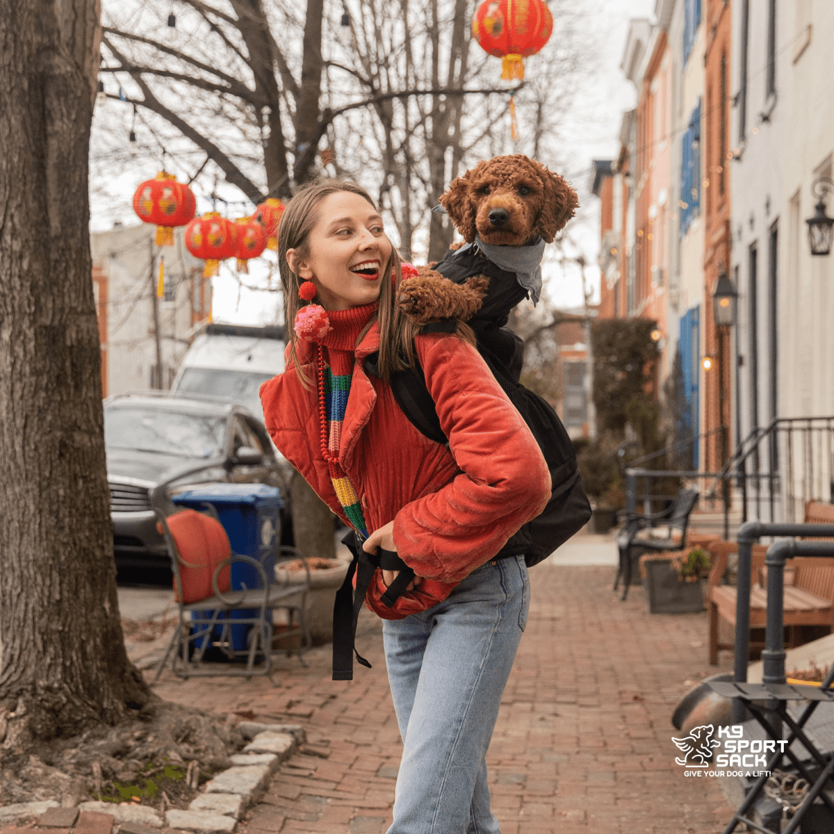 Knavigate | Advanced Dog Carrier with Internal Frame & Hip Belt Carriers K9 Sport Sack