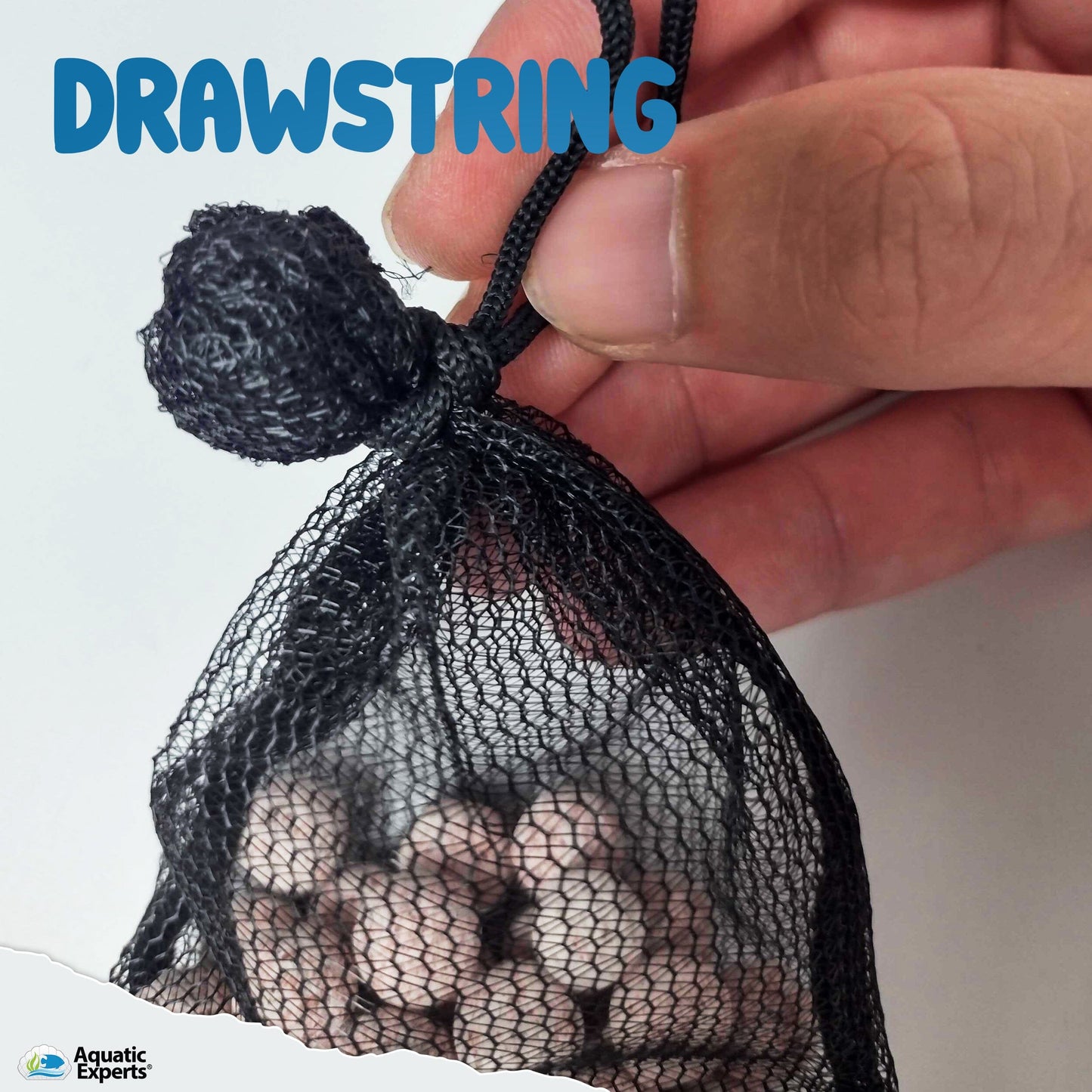Aquatic Experts Aquarium Filter Bag - High Flow Mesh Media Bags - Ideal for Efficient Aquarium Filtration Aquatic Experts