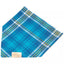 Blue Spruce Plaid Dog Bandana XL - 35in x 17in Dog Bandana Aria the Fox