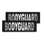 Removable Reflective Patches (Set of 2) "BODYGUARD" Dog Patches Dogline