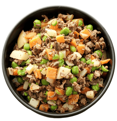 Small Breed - Bountiful Beef, case includes 30, 4oz meals Dog Food Din Din 4 Dogs