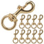 Solid Brass Swivel Snap Hook Heavy Duty Clip Dogline
