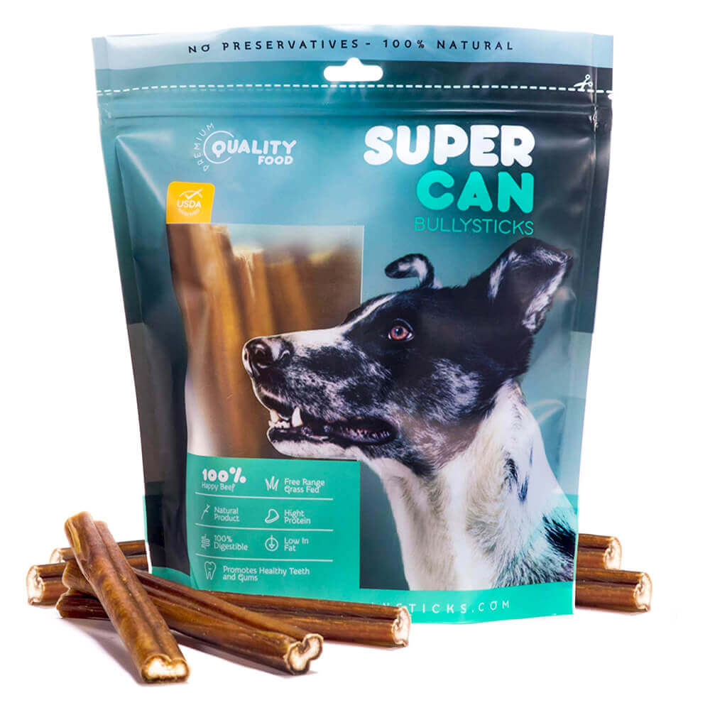 6" Standard Bully Sticks (25-Pack) SuperCan Bully Sticks