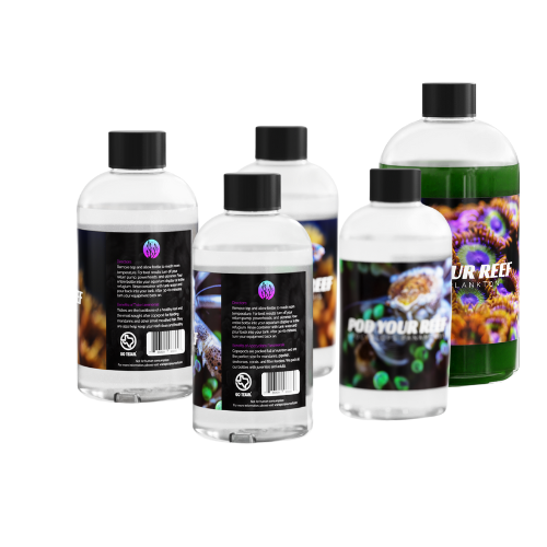 Starter Bundle - 4 Bottle of Pods + Phytoplankton Zooplankton Pod Your Reef