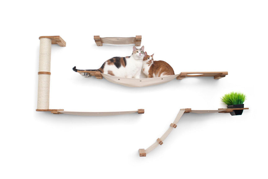The Bunker - Multi Level Cat Tree with Perch Cat Condo Catastrophic Creations
