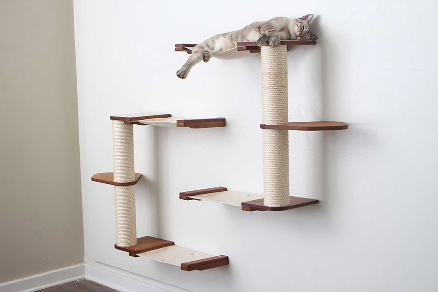 The Catacombs - Cat Tree Scratching Post System Cat Condo Catastrophic Creations