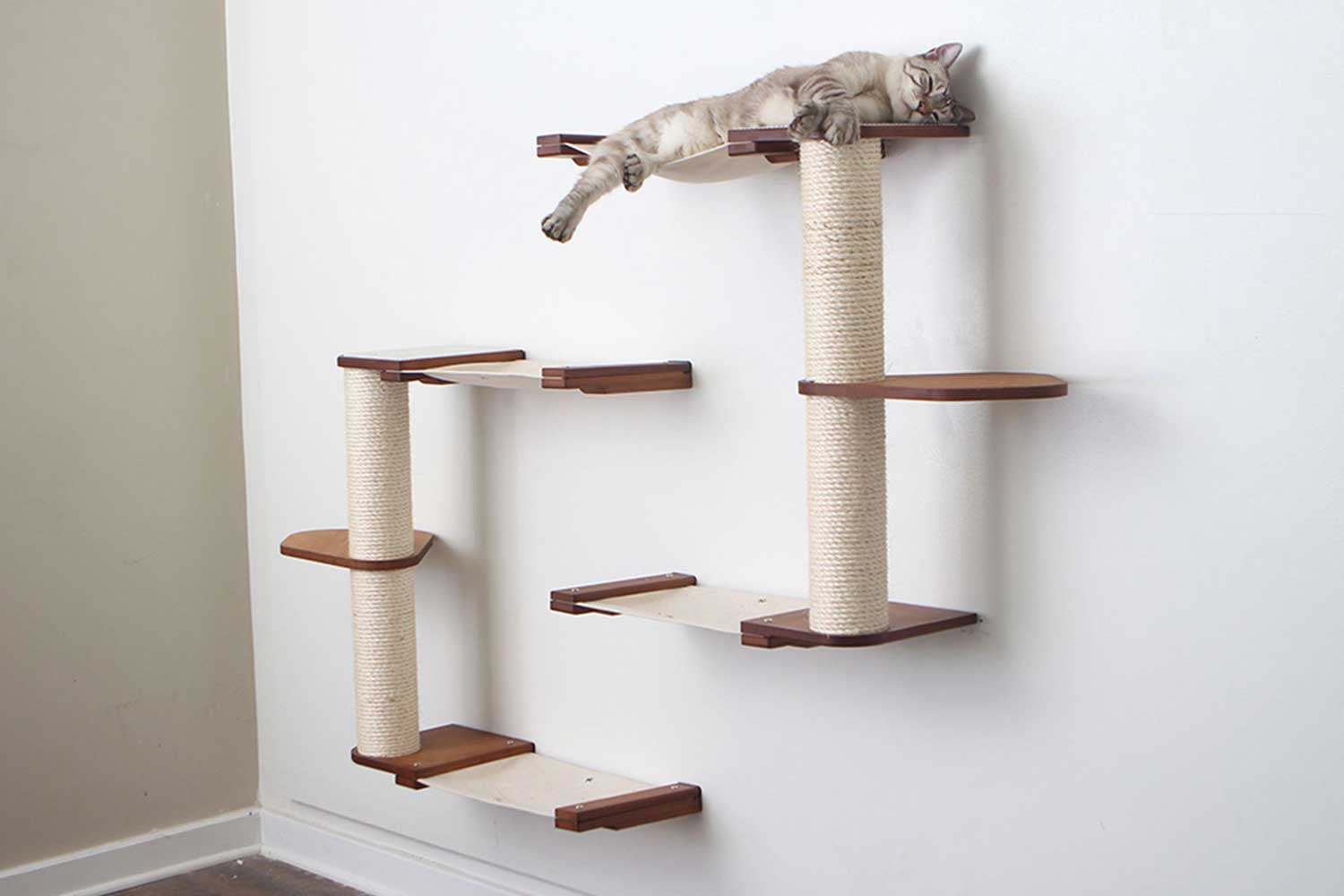 The Catacombs - Cat Tree Scratching Post System Cat Condo Catastrophic Creations