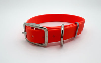 Orange Biothane Collar by Chief Treats Dog Collar Chief’s Treats and Pet Supplies