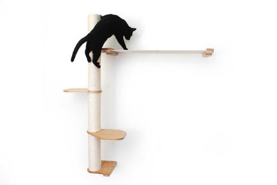 The Crow's Nest - A Wall Cat Scratcher with Hammock Cat Condo Catastrophic Creations
