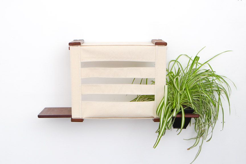 Deluxe Cat Cubby Bed English Chestnut Bamboo Slotted Planter Catastrophic Creations