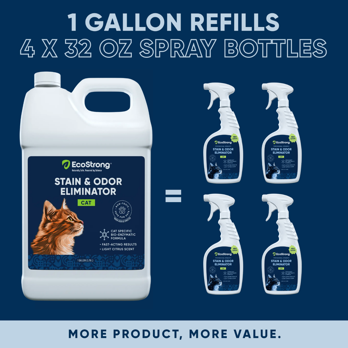 Cat Stain and Odor Eliminator Pet & Animal > Cat Stain & Odor EcoStrong