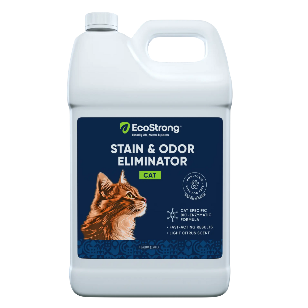 Cat Stain and Odor Eliminator 1 Gallon Jug Pet & Animal > Cat Stain & Odor EcoStrong