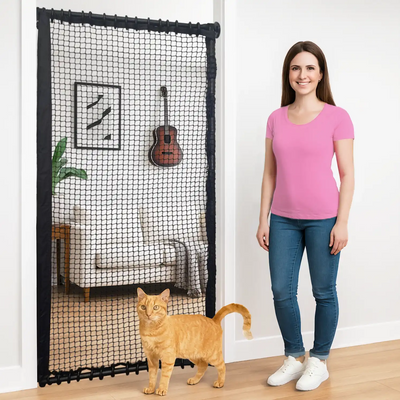 72" Extra-Tall Cat Gate Meow Safe