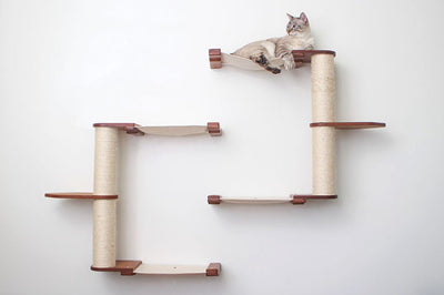 The Catacombs - Cat Tree Scratching Post System Cat Condo Catastrophic Creations