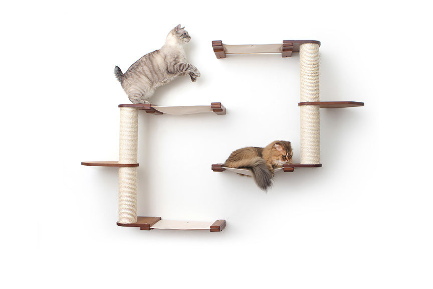 The Catacombs - Cat Tree Scratching Post System Cat Condo Catastrophic Creations