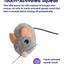 Catstages Squeak Squeak Mouse Grey Cat Toys Cat Stages