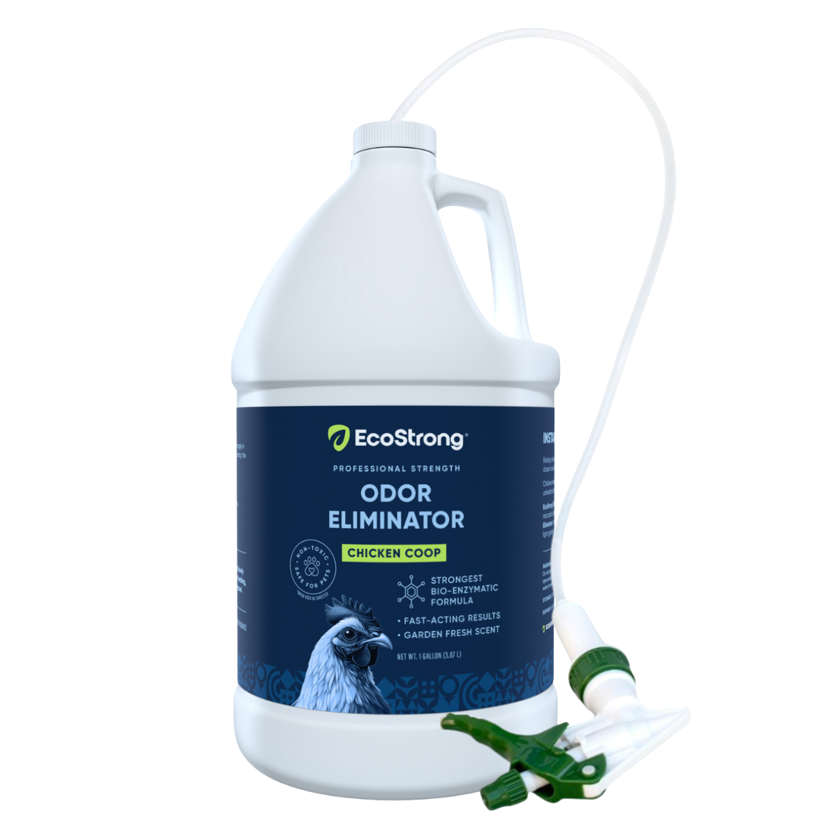 Chicken Coop Odor Eliminator 1 Gallon Jug Pet & Animal > Chicken Coop Odor EcoStrong
