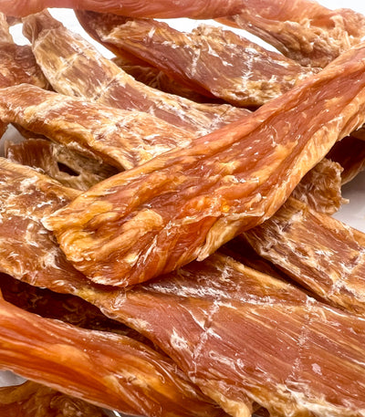 Chicken Jerky Strips - made to order Chicken Chief’s Treats and Pet Supplies