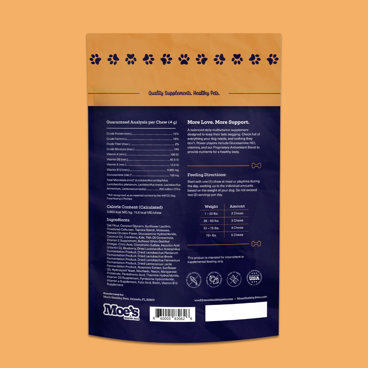 Multi-Plus Chews Moe's Healthy Pets