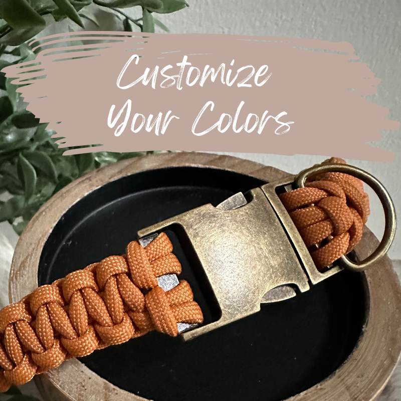 Cobra Braid Handmade Dog Collar - Customize Your Color Cobra Braid Handmade Braided Collars Pawsh Pup Co.