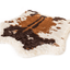 PupRug® Animal Print Memory Foam Dog Bed - Brown Faux Cowhide Dog Beds Paw.com
