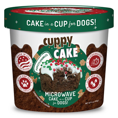 Puppy Cake Cuppy Cake Mix Gingerbread with Pupfetti Sprinkles Puppy Cakes