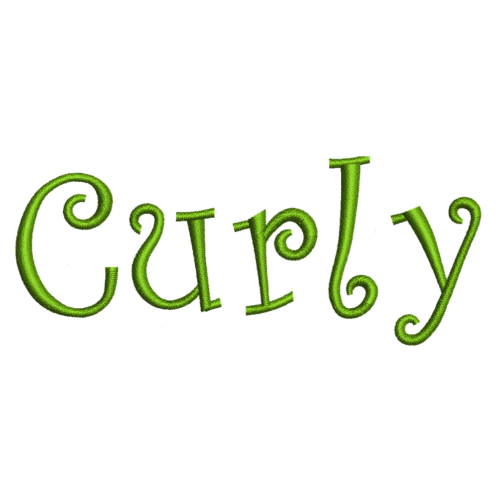 Embroidery Personalization Service Green Curly Service Dogline