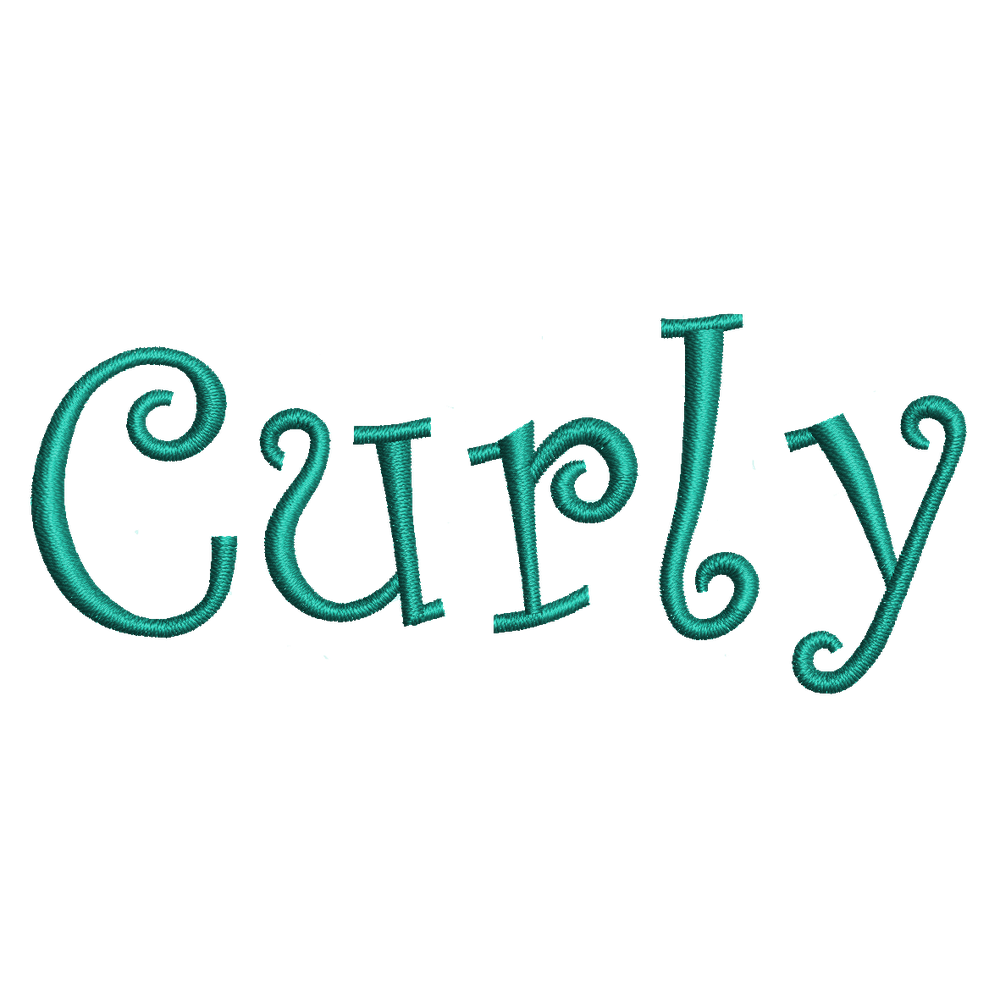 Embroidery Personalization Service Teal Curly Service Dogline