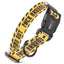 Dogline Biothane Full Color Design Printed Dog Collar with Quick Release Buckle Caution Tape - F#CK AROUND-FIND OUT Dog Collar Dogline