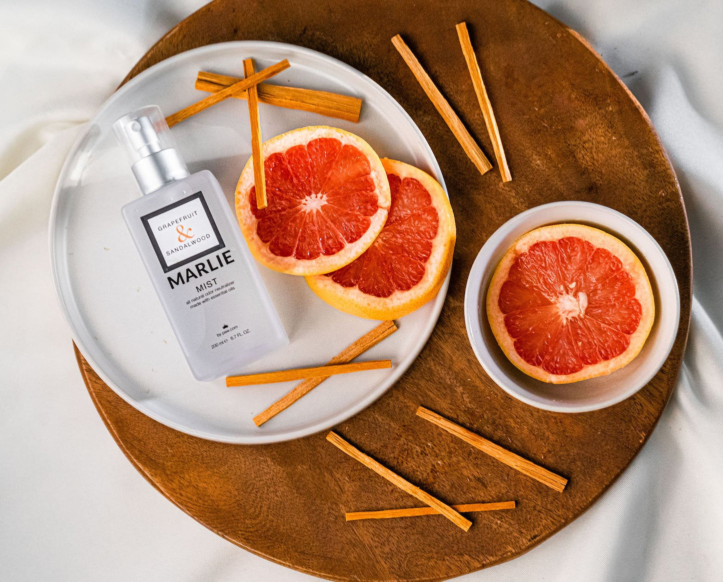 Marlie Mist Pet Odor Eliminator Spray with Essential Oils Grapefruit & Sandalwood Pet Fragrances & Deodorizing Sprays Paw.com