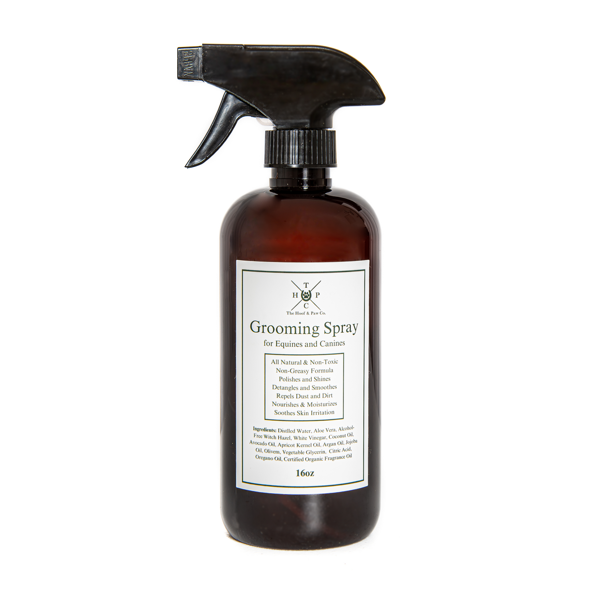 Grooming Spray for Dogs & Horses - 16oz The Hoof & Paw Co.