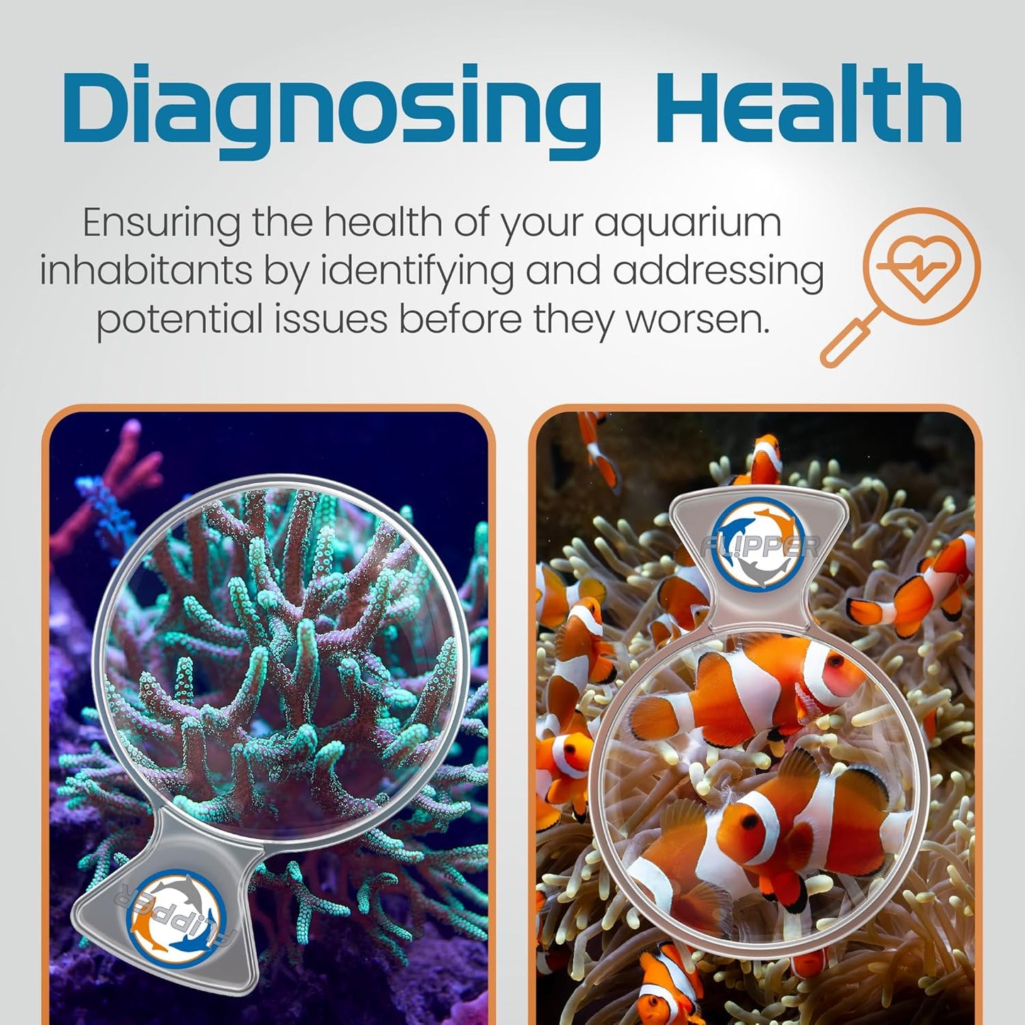 DeepSee Viewer Clear 4" Aquarium Viewer Flipper Aquarium Products