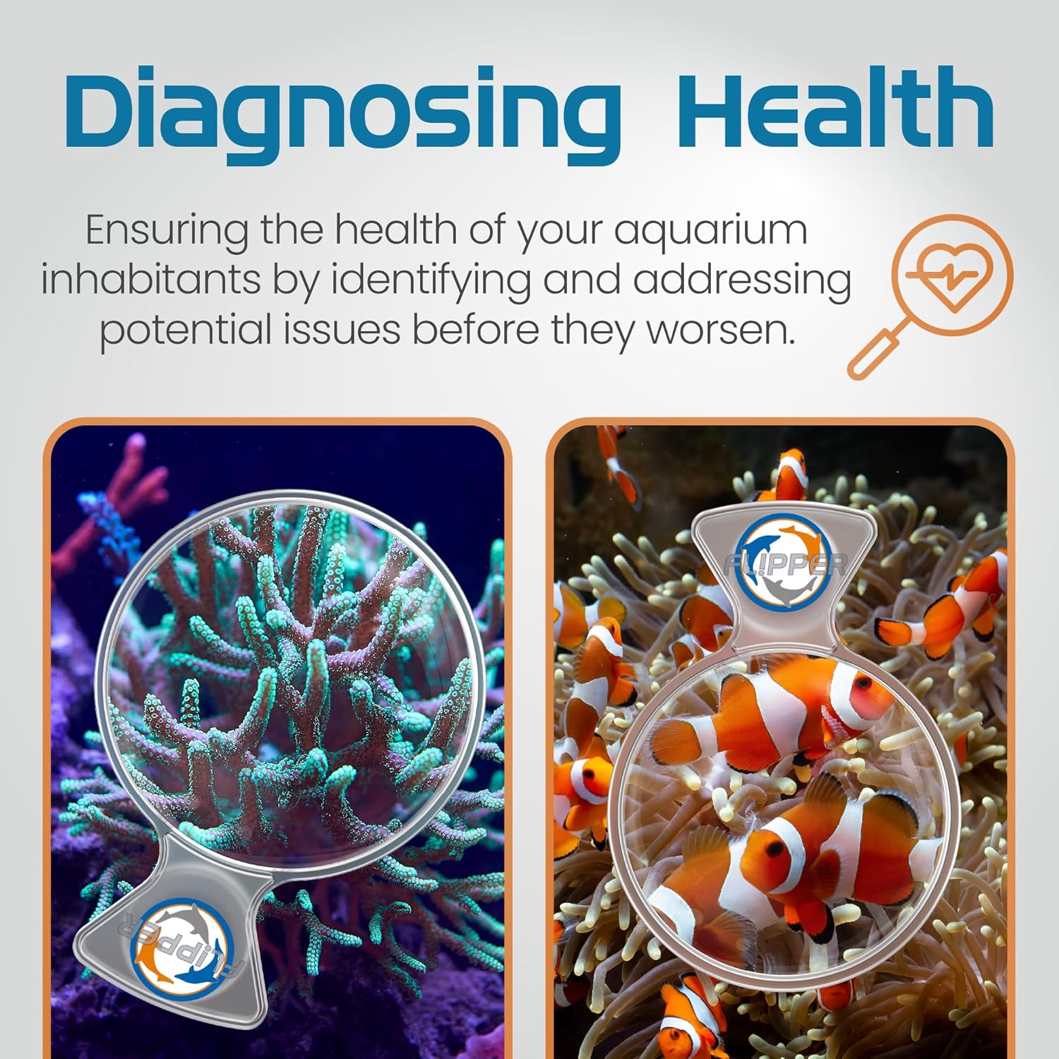 DeepSee Viewer Clear 4" Aquarium Viewer Flipper Aquarium Products