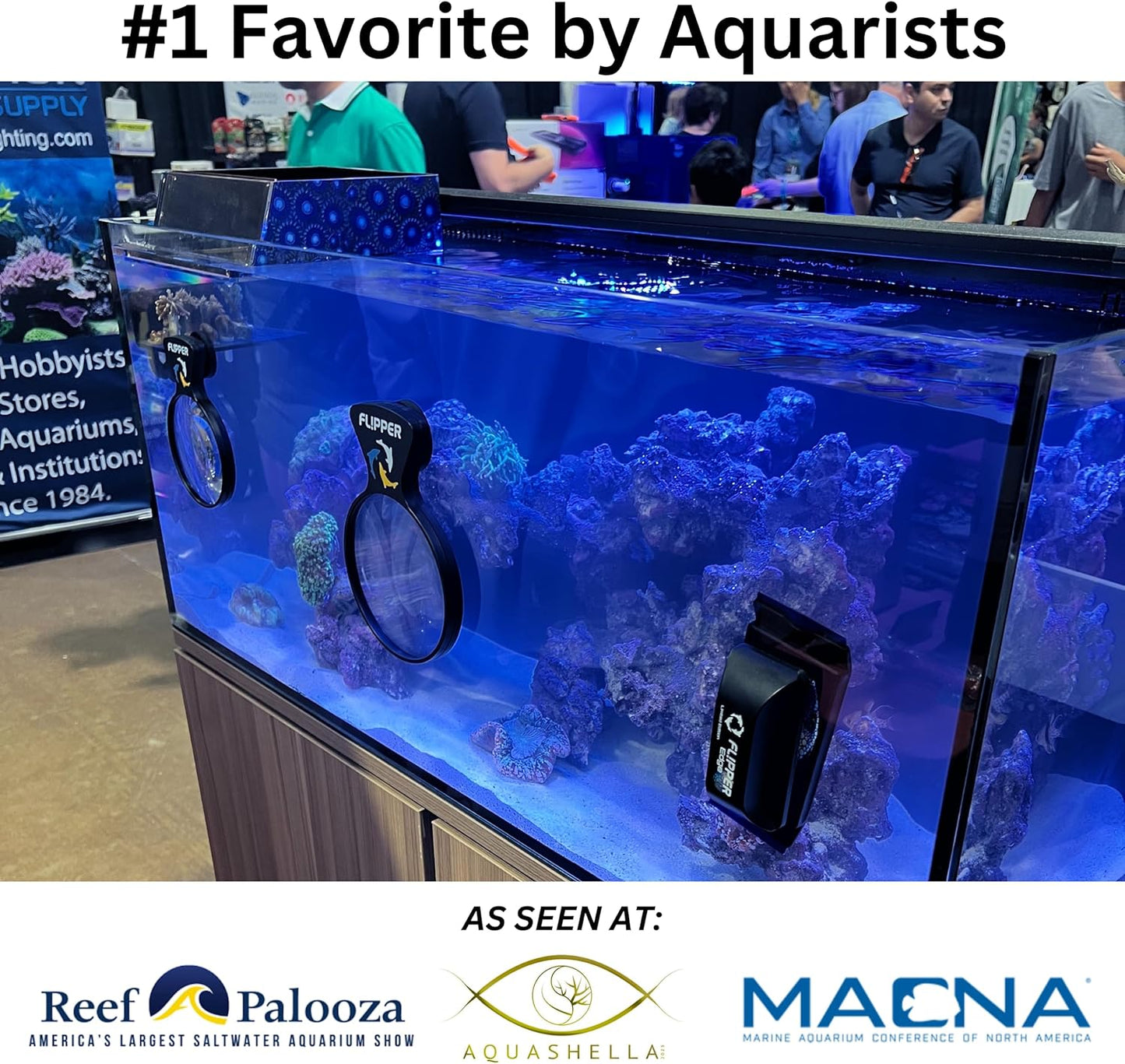 DeepSee Viewer Black Max 5" - Orange Filter Aquarium Viewer Flipper Aquarium Products