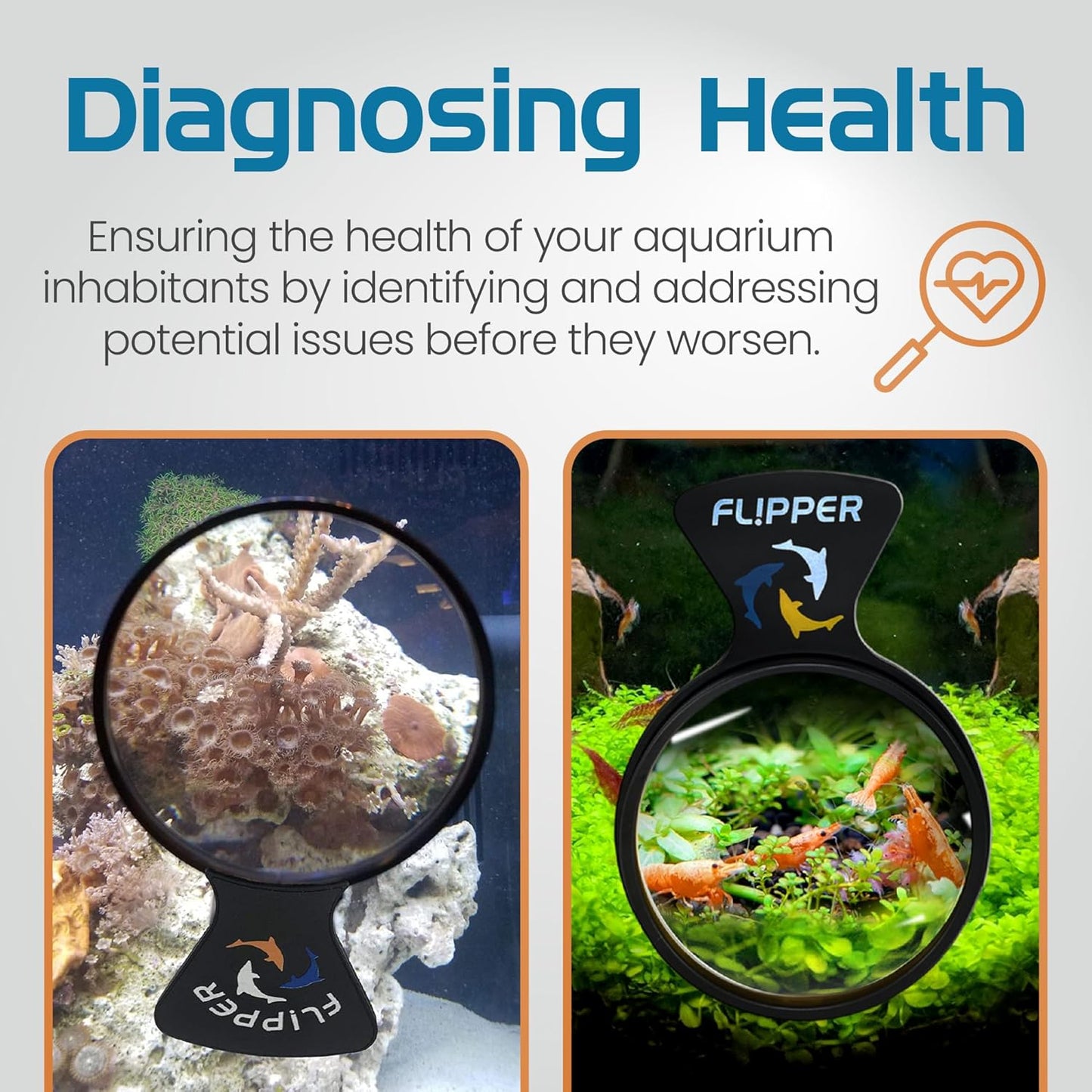 DeepSee Viewer Black Max 5" Aquarium Viewer Flipper Aquarium Products