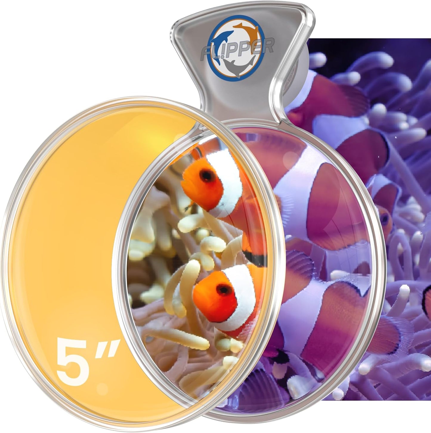 DeepSee Viewer Clear Max 5" - Orange Filter Flipper Aquarium Products