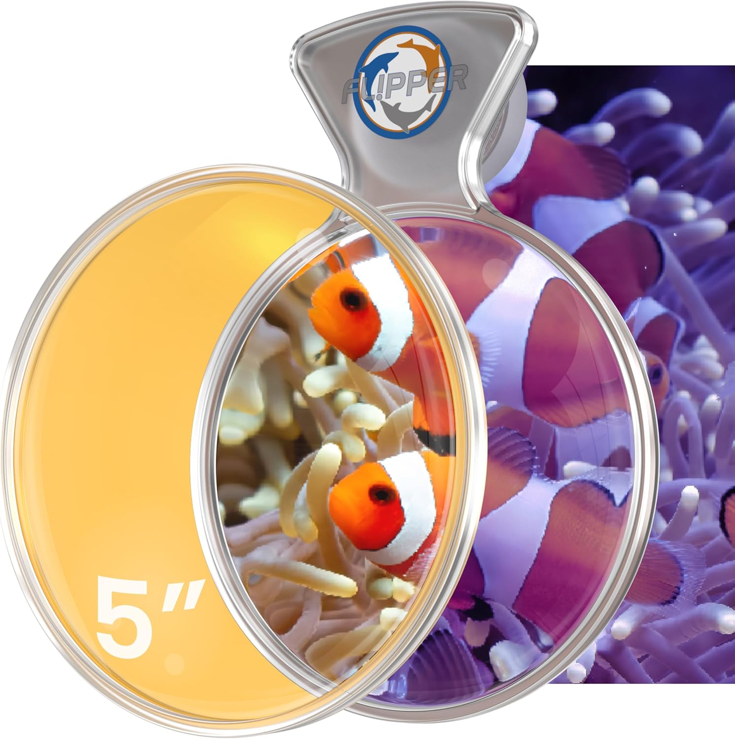 DeepSee Viewer Clear Max 5" - Orange Filter Flipper Aquarium Products