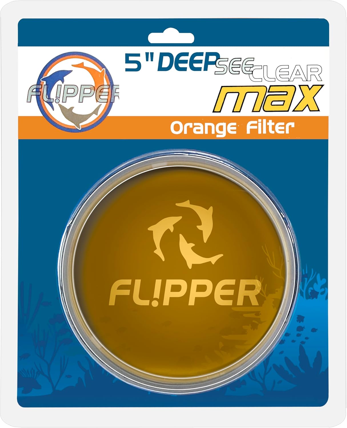 DeepSee Viewer Clear Max 5" - Orange Filter Flipper Aquarium Products