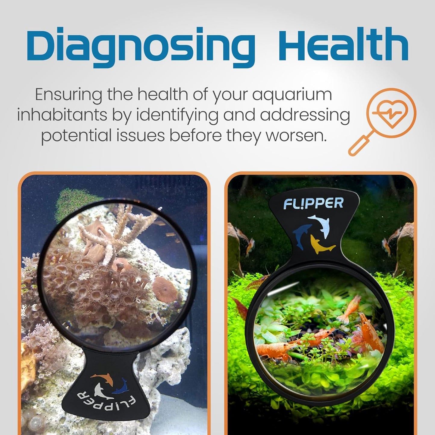 DeepSee Viewer Black Nano 3" Aquarium Viewer Flipper Aquarium Products