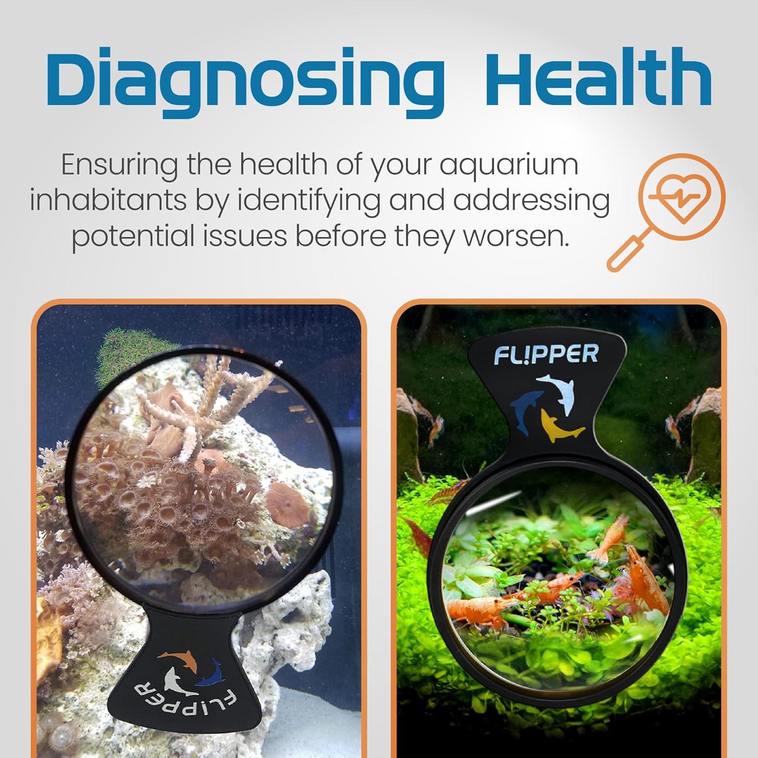 DeepSee Viewer Black Nano 3" Aquarium Viewer Flipper Aquarium Products