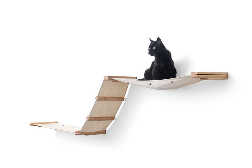 The Raceway - Wall Mounted Cat Hammock Cat Hammock Catastrophic Creations