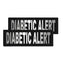 Removable Reflective Patches (Set of 2) "DIABETIC ALERT" Dog Patches Dogline